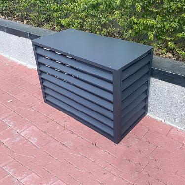 Imagem de Tela do ar -condicionado, tampas de ar condicionado de alumínio para unidades externas, cobertura de proteção ao ar livre, grades de proteção para bombas de calor, gabinete independente para