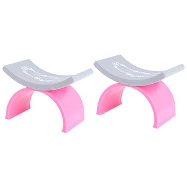 Imagem de Beaupretty 2 Peças De Apoio Braço Para Unhas, Almofada Mão Em Formato U Manicure, Mesa Descanso Profissional, Ferramenta Manicure (Rosa, Rosa)