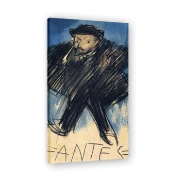 Imagem de Quick Steps Into Lines Murais Diego Rivera - Arte do Realismo Socialista Mexicano, Muralista do Século 838, Coleção Clássica do Museu de Nova York para Decoração de Casa 20 x 36 cm