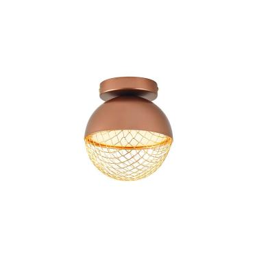 Imagem de Plafon Nordecor Rezi 2930 18cm Led Bivolt Cobre - Dourado Brilho Cobre - Dourado 2930