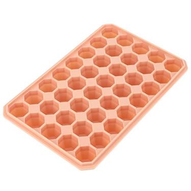 Imagem de Bandeja de Cubo de Gelo, 40 Grades de Silicone Cubos de Gelo Diy Maker Silicone S Com Removível para Assar para Pudim de, Sorvete, Biscoito Bolo, Pão, Chocolate (Sunset Orange)