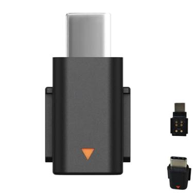Imagem de Fraternize Adaptador de telefone tipo C para DJI Mic Mini Smartphone/PC/Mac Conector OEM Acessórios Suporte para iPhone 15/16 Série Tipo-C (não compatível com DJI Mic 2/Mic)