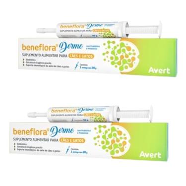 Imagem de KIT 2 BENEFLORA DERME - Suplemento para Suporte Imunológico da Pele de Cães e Gatos