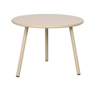 Imagem de Mesa de Centro Redonda Noronha Fratini 50 cm (largura) em Aço Cor Nude Área Externa