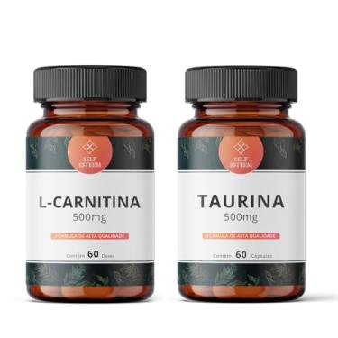 Imagem de L-Carnitina 500Mg 60 Doses + Taurina 500Mg 60 Cápsulas