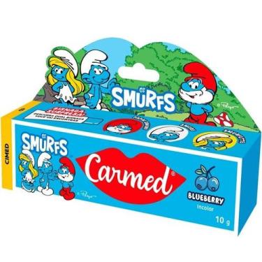 Imagem de Hidratante Labial Carmed Surpresa Coleçao os SMURFS 10G - Cimed