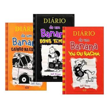 Imagem de Kit C/3 Livros Diário De Um Banana 9, 10 e 11 - Capa Cartão + Brinde