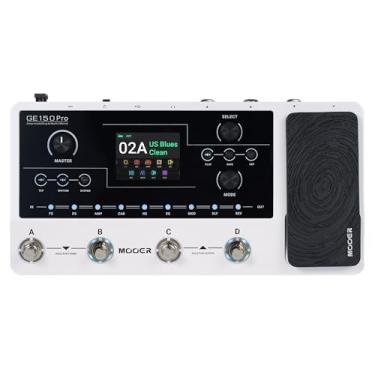 Imagem de MOOER Modelagem De Amplificador Guitarra Ge150 Pro Com Múltiplos Efeitos, Reverb, Delay, Looper Bateria 4 Pedais, Pedal Expressão, Gravação Ao Vivo Via Usb Otg, Carregador Mnr E Gir