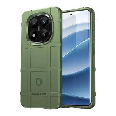 Imagem de Capa Case Xíaomi Redmi Note 14 Pro 5G / Poco X7 5G (Tela 6.67) Rugged Shield Anti Impacto (Verde)