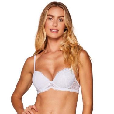 Imagem de Sutiã meia taça liebe 503001 rendado, Branco, 46