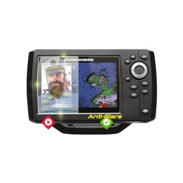 Imagem de IPG Anti-reflexo feito para Humminbird Helix 5 Chirp - Chirp DI - Chirp SI62 Mega Fishfinder Display Matte Finish Película protetora, perfeita para uso externo para Helix5.A.Gl