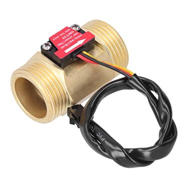 Imagem de lyrlody Medidor de Sensor de Contador de água, Fio Masculino de Latão 1.3in, 2-50 L/min para Aquecedor de água, Máquina de Cartão de Crédito, Máquina de Venda Automática de , Uso Versátil,
