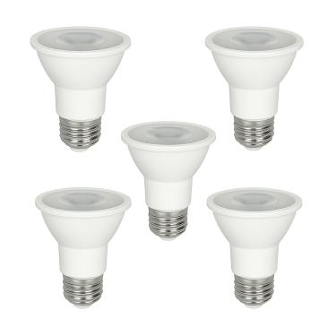Imagem de Kit 5 Lâmpadas PAR20 LED 7W 525lm Nordecor Soft Bivolt 3000K Luz Quente - Amarela