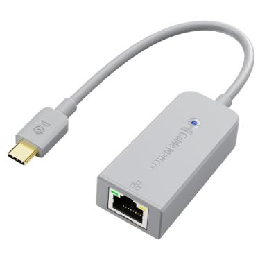 Imagem de Adaptador Ethernet Cable Matters USB C para Gigabit (funciona com Chromebook)