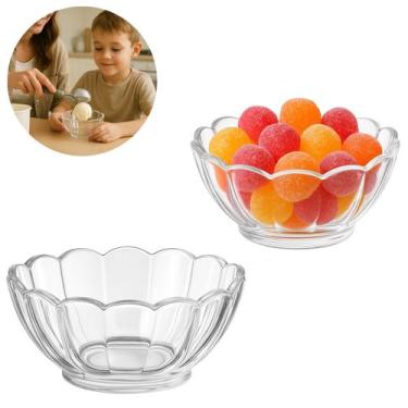 Imagem de Mini Tigela Redonda Bowl de Vidro P/ Sobremesas 150ml - Freecom