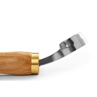 Imagem de STAMESKY Faca Scorp Para Entalhar Madeira. Ferramenta Redonda Colheres, Tigelas E Xícaras. Com Gancho Arredondado Entalhadores (Angular)