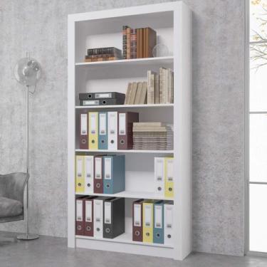 Imagem de Estante Livreiro 90,5cm com 6 Prateleiras BRV Móveis, Branco