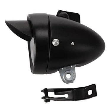 Imagem de kowaku Farol LED Clássico para Bicicleta com Suporte, Preto