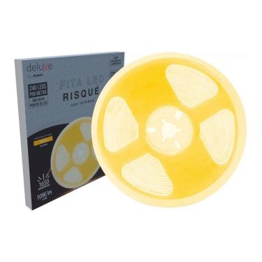 Imagem de Fita LED Avant Risque Interno 10w/M 3000K IP20 5 Metros 12V Amarelo