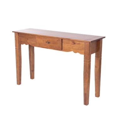 Imagem de Aparador Para Sala Rústico 1 Gaveta Pés Retos - Imbuia Glazer