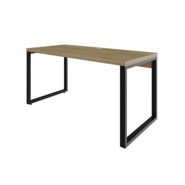 Imagem de Mesa Diretor 150x70x75cm Yon Vermont Oak-est.preta Vermont Oak-est.preta