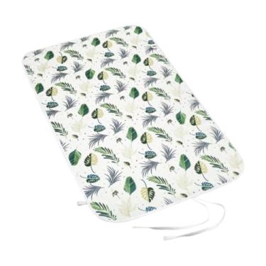 Imagem de Llazsybz Almofada de Passar Roupa Portátil, Acessório de Vestuário Profissional Resistente, Ideal para Casa, Viagens, Máquina de Lavar E Secar, Folha, Tamanho real