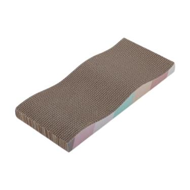 Imagem de Generic Arranhador de Gato de Papelão Ondulado Acessório Material Reciclado Reversível