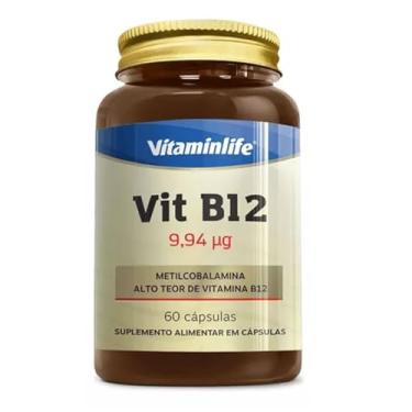 Imagem de Vit B12-60 Cápsulas - Vitaminlife