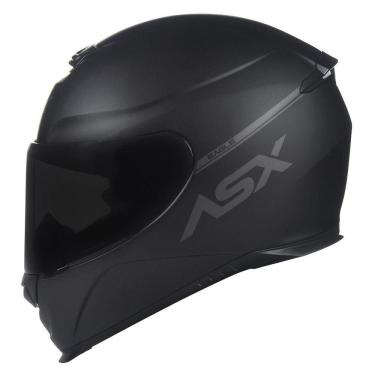 Imagem de Capacete Masculino Feminino Asx Eagle Preto Fosco Esportivo