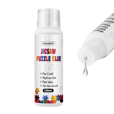 Imagem de Cola de quebra-cabeça YAKAMOZ atualizada, transparente, solúvel em águ