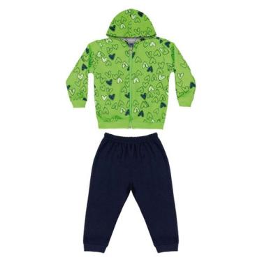 Imagem de Conjunto Jaqueta e Calça Bebê Menina Bee Loop, Verde, 2