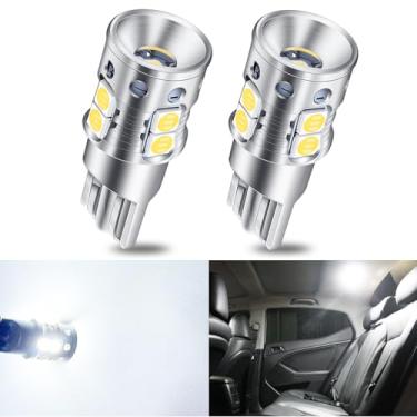Imagem de GJTIANXK 194 Lâmpadas LED 6000K Branco Canbus Livre de Erros 168 2825 W5W T10 Lâmpadas de Substituição para Mapa de Cúpula de Carro Placa de Licença Porta-malas Luzes de Degrau de cortesia (pacote com