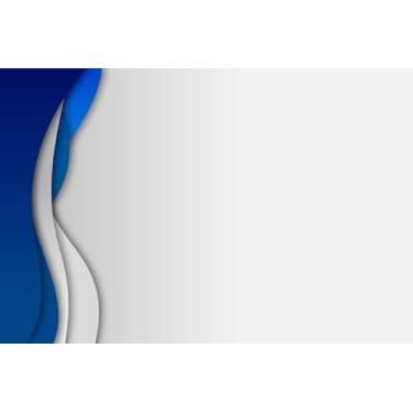 Imagem de Quadro Decorativo com Estampa Dark Blue And Gray Curve Frame 30 x 30 Papel 2 unidades