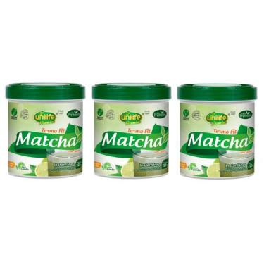 Imagem de Kit 3 Matcha - Chá Instantâneo - Termo Fit - Unilife - 220g