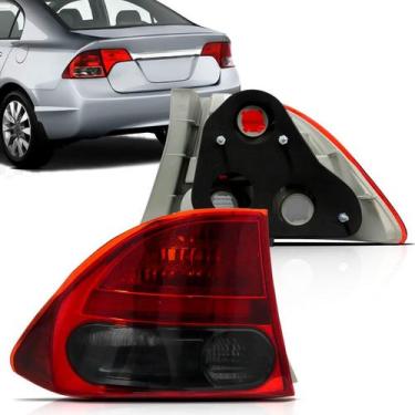 Imagem de Lanterna Traseira Fumê Canto Civic / 2007 a 2011  Lado Esquerdo (Motor
