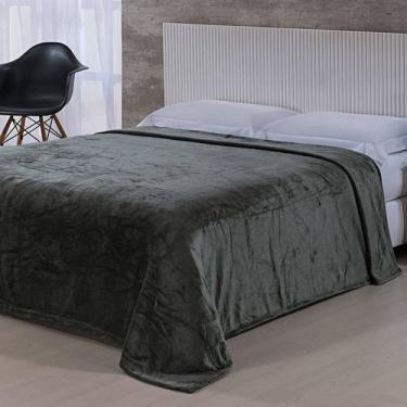Imagem de Cobertor Toque de Seda 220x240 Chumbo Niazitex