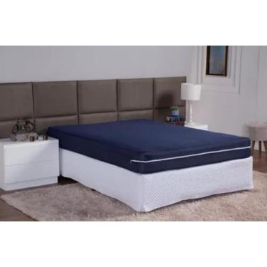 Imagem de Capa de Colchão Com Zíper Reforçado Solteirão Viúva + 1 Fronha Malha L