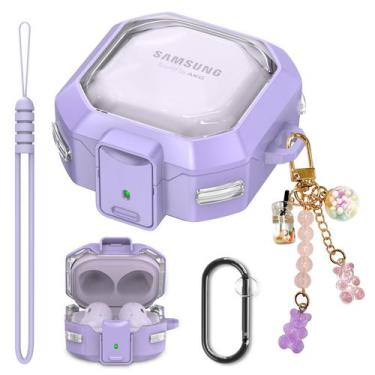 Imagem de Capa Ekoonpft Secure Lock Clear para Samsung Galaxy Buds Live
