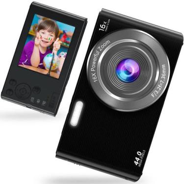 Imagem de Câmera digital Saneen FHD 4K 44MP Kids Compact Point Black