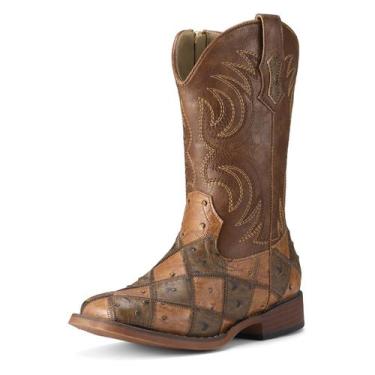 Imagem de Botas de cowboy para meninos Rollda, botas de cowgirl para meninas, av