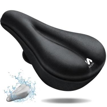 Imagem de Almofada de assento de bicicleta MEENCOOL Peloton Gel acolchoada preta