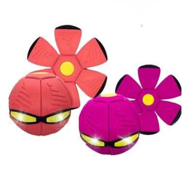 Imagem de Bola M�gica LED 2 em 1, Disco Voador Arremess�vel, Brinquedo para Pets e Crian�as