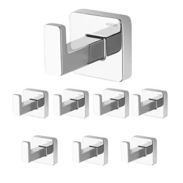 Imagem de Kit 8 Cabide Trip Cromado - Docol