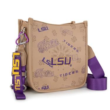 Imagem de Montana West Bolsa transversal média para bolsas esportivas femininas, Lsu-cáqui