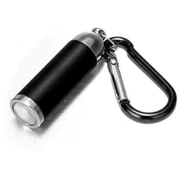 Imagem de Lanterna LED Chaveiro com Mosquetão, Mini Portátil, Multifuncional