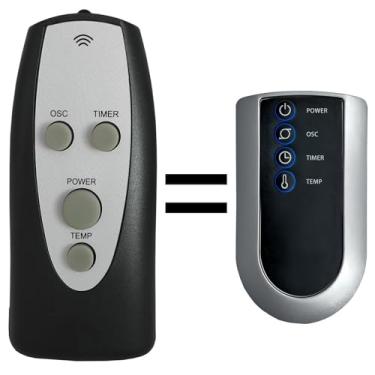 Imagem de Controle remoto de substituição compatível com ventilador de pedestal Lasko 2033674 S16612 S16614 S18610 S18965