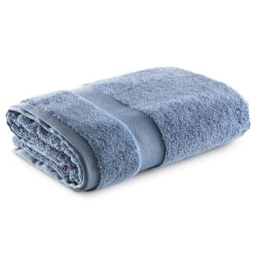 Imagem de Toalha de banho Super Soft Zero Twist azul - Corttex, 80cm X 1,50m