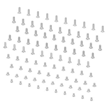 Imagem de BESJMYT Para celular Samsung Galaxy Kit completo completo de substituição de parafusos brancos para todos os modelos A13 S24 Note Plus peças internas internas de fixação de parafusos com ferramentas