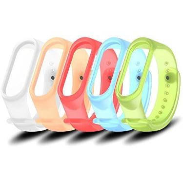Imagem de Kit 5 pulseiras NSmart compatíveis com MI BAND 4 - New Version - Nando
