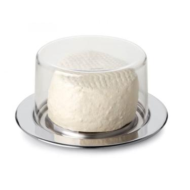 Imagem de Prato Para Queijo Light 17 Cm Vision Forma Inox 800136 Queijeira